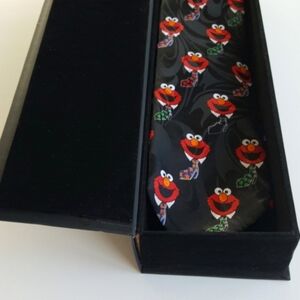 BOX Ties Socks Scarves Gloves Sturdy Black From Turkey 15" x 4" x 2"